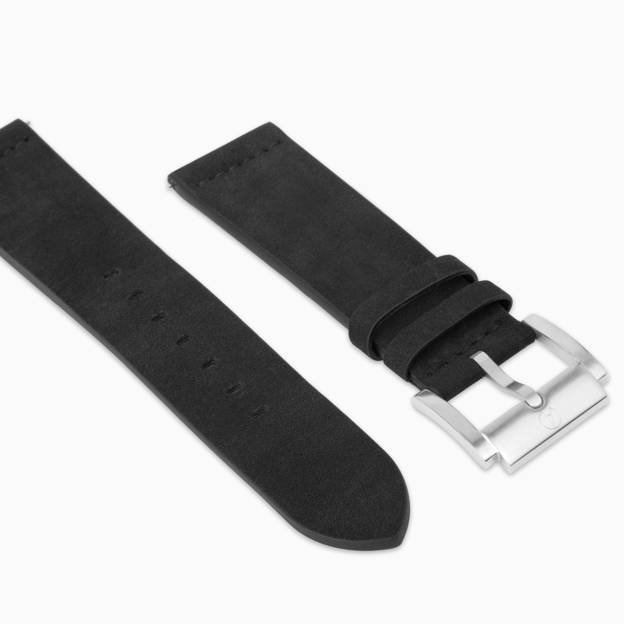 Accurist Origin Men's Black Leather 22mm Strap